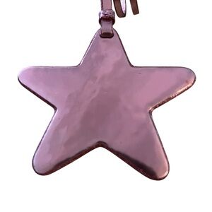 Coach Metallic Star Ornament Hangtag